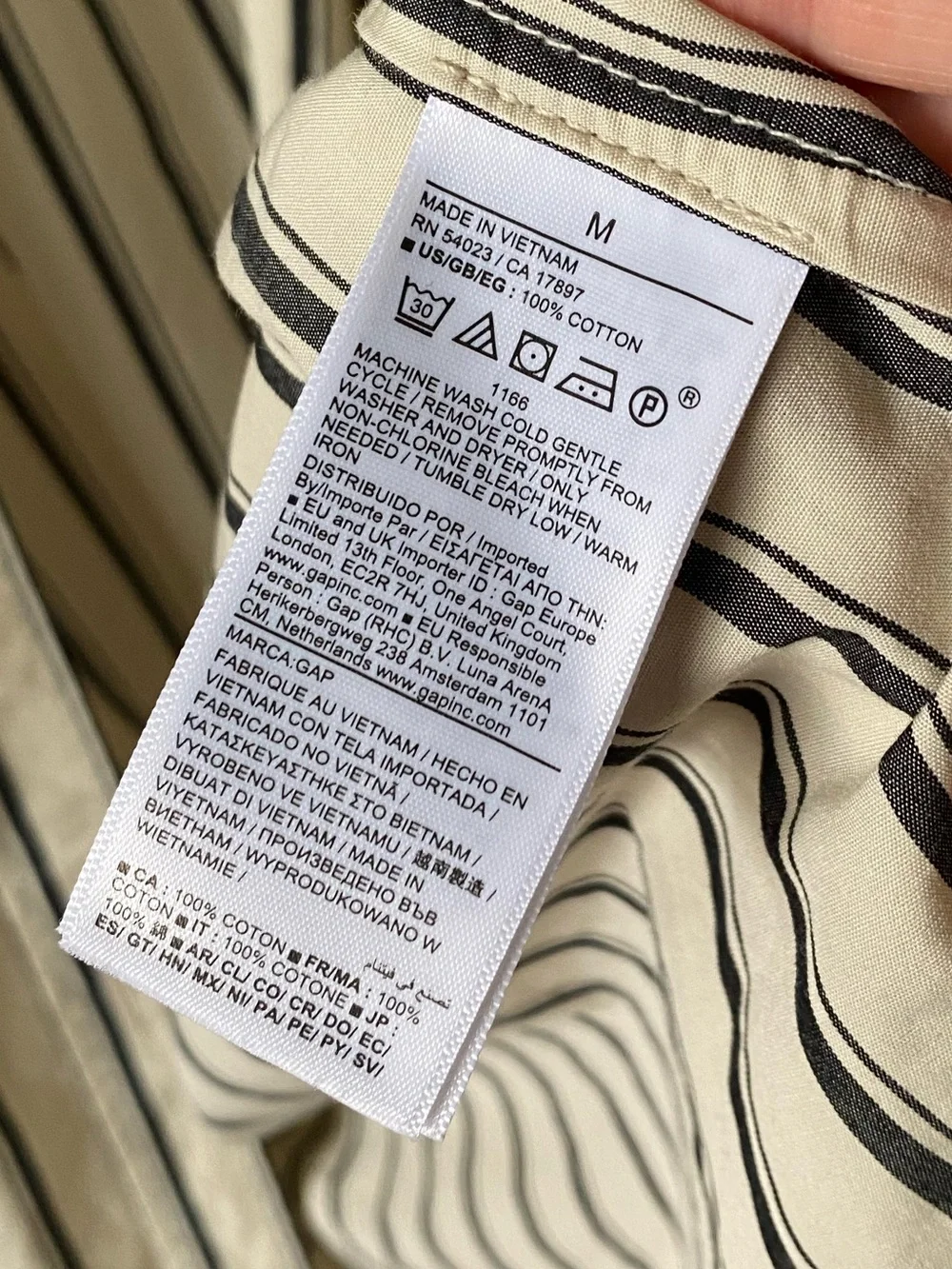 Beis X Gap Poplin Dolman Sleeve Big Shirt - Picture 13 of 16